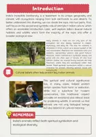 Vorschau - Arbeitsblätter - Indian Animals & Nature: Englischunterricht Klasse 8 - Seite 1
