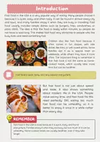 Vorschau - Arbeitsblätter - Fast Food USA: Kultur, Gesundheit und Ernährung - Seite 1