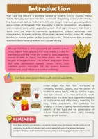 Vorschau - Arbeitsblätter - Fast Food und Kultur: Globalisierung, Tradition, Gesundheit - Seite 1