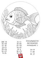 Vorschau - Arbeitsblätter - Rechen Malblätter / Rechnen & Ausmalen / Vertretung - Seite 1