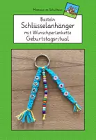 Vorschau - Mal- und Bastelvorlagen - Geburtstagsritual: Schlüsselanhänger mit Wunschperlenkette - Deckblatt