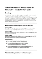 Vorschau - Lehrpläne/Lehrermaterial - Unterrichtsmaterial zu Schindlers Liste – Komplettpaket für den Geschichte Unterricht SEK II - Deckblatt