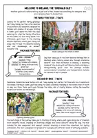 Vorschau - Arbeitsblätter - Booking a tour in Ireland in a tourist office 2-fach differenziert (Klasse 6/7 der Sekundarstufe 1 | 2-fach differenziert) - Seite 1
