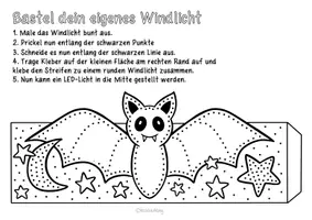 Vorschau - Arbeitsblätter - Windlichter zum Prickeln & Basteln - Kunst im Herbst & für Halloween - Seite 3