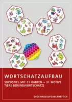 Vorschau - Spiele - Wortschatzaufbau (DaZ) – Tiere – Finde den Zwilling - Deckblatt