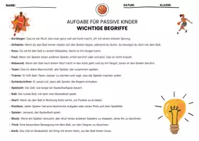 Vorschau - Spiele - Aufgabe für passive Kinder Basketball - Seite 2