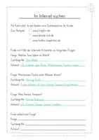Vorschau - Arbeitsblätter - Internetrecherche kostenlos - Seite 3