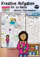 Vorschau - Arbeitsblätter - Kreative Aufgaben für zu Hause / Homeschooling - Deutsch - Deckblatt