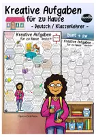 Vorschau - Arbeitsblätter - Kreative Aufgaben für zu Hause / Homeschooling - Deutsch - Seite 1