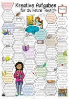 Vorschau - Arbeitsblätter - Kreative Aufgaben für zu Hause / Homeschooling - Deutsch - Seite 2