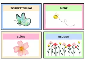 Vorschau - Fördermaterial/Inklusion - Wort- und Bildkarten: Sommer + Herbst + Winter + Fühling - Seite 2