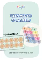 Voorbeeld - Tellen met klei of looseparts - Voorblad