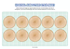 Voorbeeld - Tellen met klei of looseparts - Pagina 1