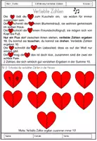 Vorschau - Arbeitsblätter - Einführung Verliebte Zahlen (ZR 10) - Deckblatt