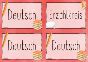 Vorschau - Poster - Tagestransparenz / Stundenplan - Seite 3