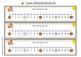 Vorschau - Fördermaterial/Inklusion - Materialpaket Mathe 1. Klasse Zahlenstrahl & Zahlenhäuser - Seite 3