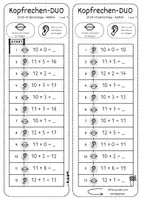 Vorschau - Spiele - Kopfrechen DUO - Tandem, ZR 20, Freiarbeitsmaterial - Seite 3