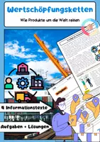 Vorschau - Arbeitsblätter - Wertschöpfungsketten in der Globalisierung - Deckblatt