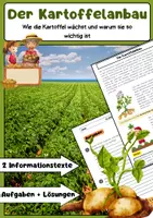 Vorschau - Arbeitsblätter - Der Kartoffelanbau: Landwirtschaft & Pflanzenanbau - Deckblatt