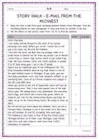 Vorschau - Arbeitsblätter - Story Walk - E-Mail from THE MIDWEST (3-fach differenziert) - Seite 3