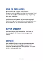 Voorbeeld - woorden in de zandtafel - herfst - Pagina 1