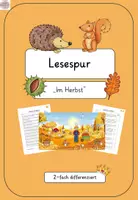 Vorschau - Arbeitsblätter - Lesespur Herbst (2-fach differenziert) - Deckblatt