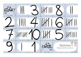 Vorschau - Stationenlernen - Mengenerfassung | Dominos | ZR10 - Seite 2
