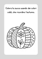 anteprima - Materiale per pittura e bricolage - Zucche artistiche da colorare - Arte d'autunno - Pagina 2