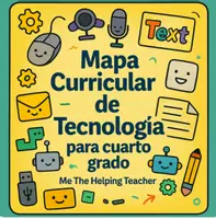 Vista previa - Unidades / Secuencias / Situaciones de Aprendizaje - Tecnologia 4to Grado Mapa Curricular Anual Editable - Portada