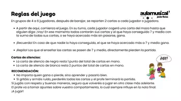 Vista previa - Juegos / Gamificación - 7 y medio musical: Las figuras musicales - página 2