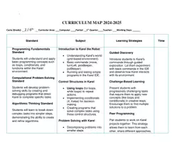 Vista previa - Unidades / Secuencias / Situaciones de Aprendizaje - Tecnología 6to Grado Mapa Curricular Karel Robotica Algoritmos - página 1