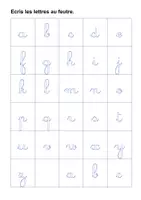 Aperçu - Apprentissages en autonomie - LES LETTRES CURSIVES (maternelle, CP, inclusion) - Page de couverture