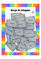 Vista previa - Juegos / Gamificación - Baraja de sintagmas - Portada