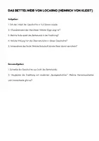 Vorschau - Arbeitsblätter - Kurzgeschichte "Das Bettelweib von Locarno" (Kleist) - Aufgaben mit Lösungen - Seite 2