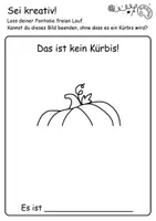 Vorschau - Arbeitsblätter - Kreativzeit: Das ist kein... Weitermalbilder im Herbst - Seite 2