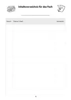 Vorschau - Mal- und Bastelvorlagen - Inhaltsverzeichnis für (Schnell-)Ordnerführung - Deckblatt