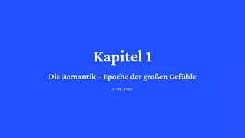 Vorschau - Präsentationen/Tafelbilder - Präsentation Literatur um 1800 - Romantik – Zentrale Themen & ihre Wirkung in Literatur des 20. und 21. Jahrhunderts - Seite 2