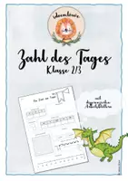 Vorschau - Arbeitsblätter - Zahl des Tages (Klasse 2/3) - Deckblatt