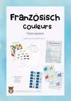 Vorschau - Arbeitsblätter - Materialpaket Farben Französisch Dis Donc - Deckblatt