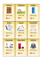 Vorschau - Spiele - Don't Say It School Words Englisch Sek I - Seite 3