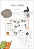 Vorschau - Spiele - Herbst-Rallye Würfelspiel - Deckblatt