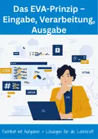 Vorschau - Arbeitsblätter - Das EVA-Prinzip – Eingabe, Verarbeitung, Ausgabe - Deckblatt