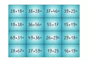 Vorschau - Spiele - Rechen-Puzzle Addition ZR100 ZE + ZE mit ZÜ - Seite 2
