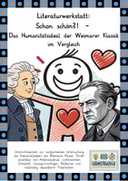 Vorschau - Arbeitsblätter - Literaturwerkstatt: Mensch!? Das Humanitätsideal der Weimarer Klassik im Vergleich - Deckblatt