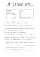 Vorschau - Arbeitsblätter - ENG 7 If - Clauses Type 1 - Deckblatt
