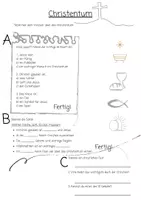 Vorschau - Arbeitsblätter - RELI 5 Christentum - Check - Deckblatt