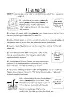 Vorschau - Stationenlernen - A Highland Trip - reading trail differentiated - Deckblatt