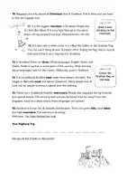 Vorschau - Stationenlernen - A Highland Trip - reading trail differentiated - Seite 1