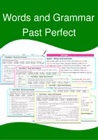 Vorschau - Arbeitsblätter - Past Perfect Grammatiktest - Words and Grammar - Deckblatt