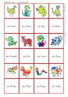 Vorschau - Spiele - Wortschatzaufbau (DaZ) – Tiere – Bildpaare - Seite 2